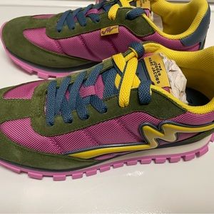 Marc Jacobs - Women's US 8 / EU 38 The Jogger Sneakers PINK Multi Brand New
